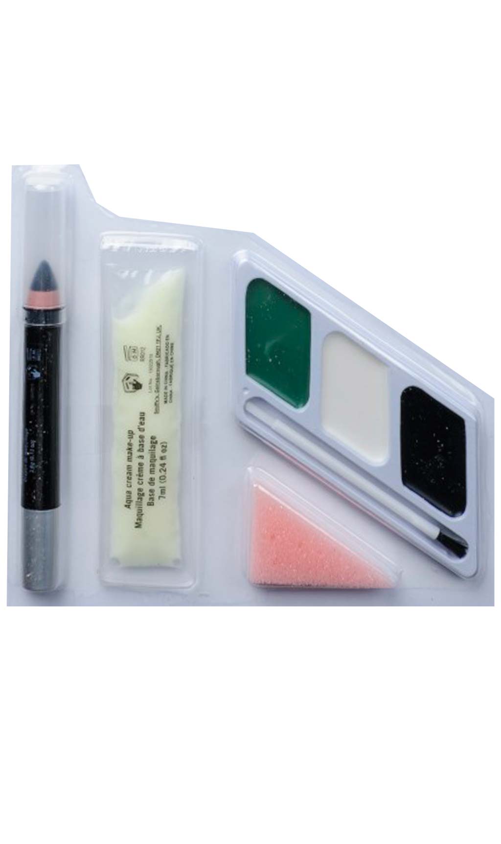 Set Make-up Skelett phosphoreszierend