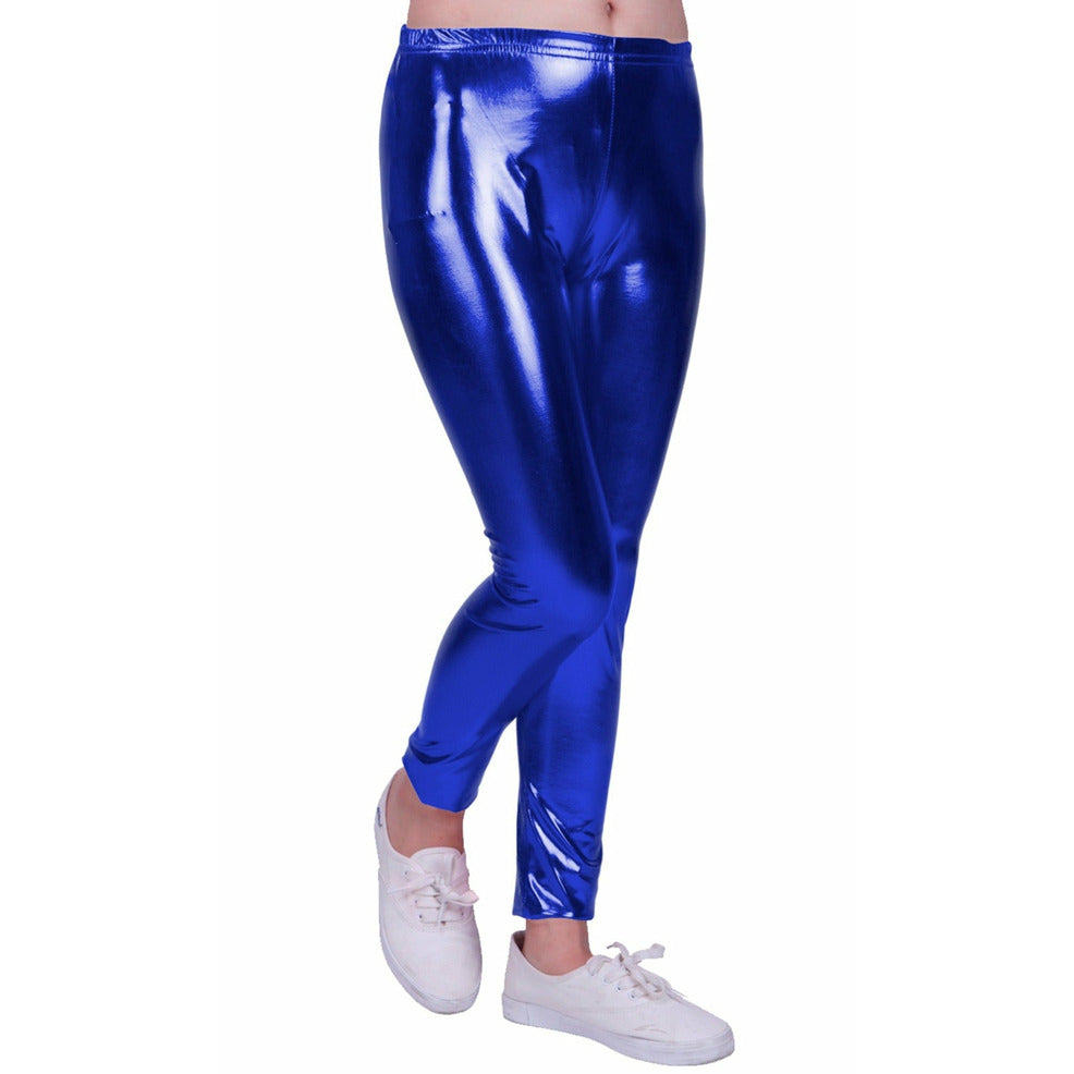 Leggings Azul Metalizado infantil | Don Disfraz
