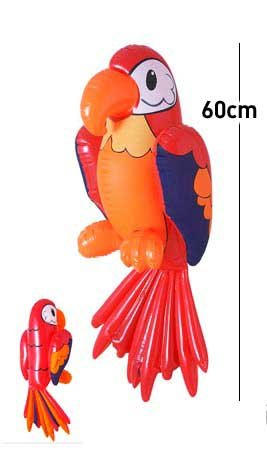 Aufblasbarer Papagei