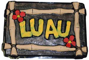 Luau-Plakat