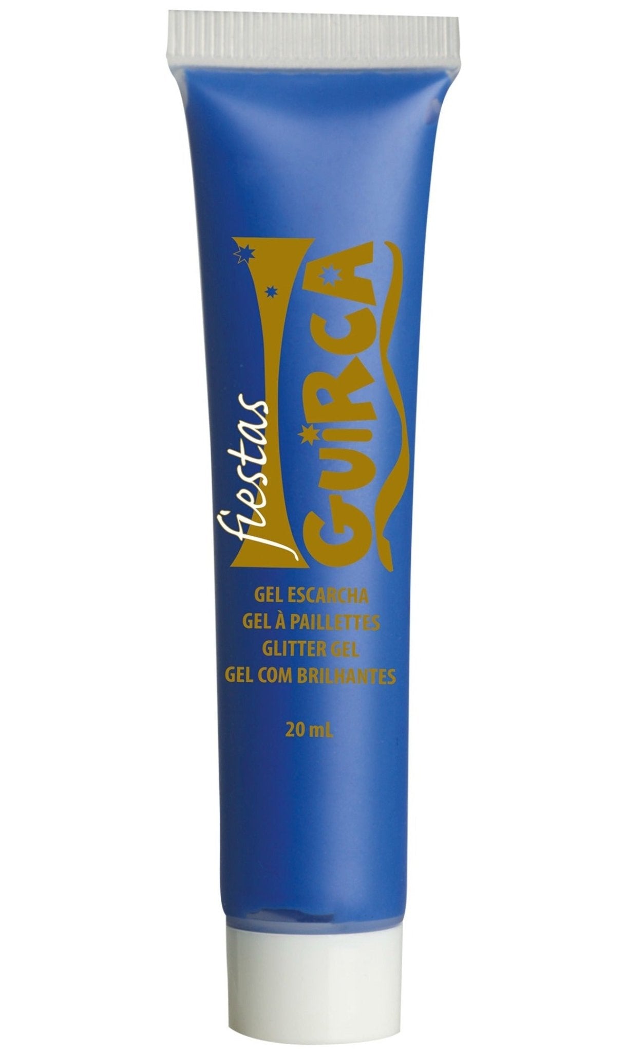 Glitter Gel dunkelblau Tube 20ml
