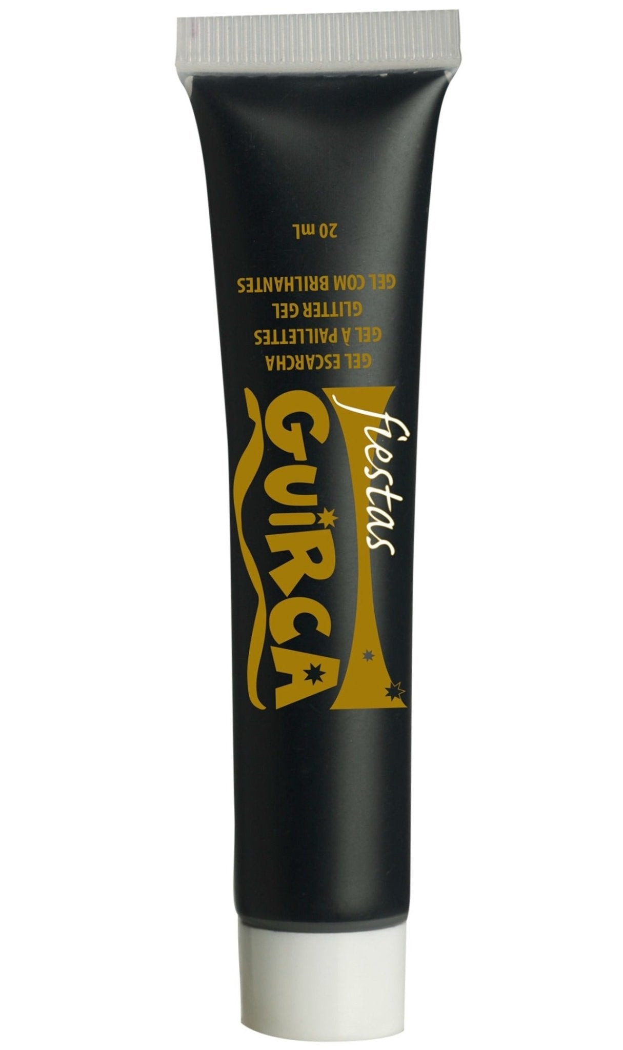 Glitter Gel schwarz Tube 20ml