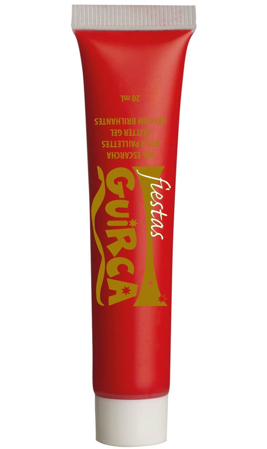 Glitter Gel rot Tube 20ml