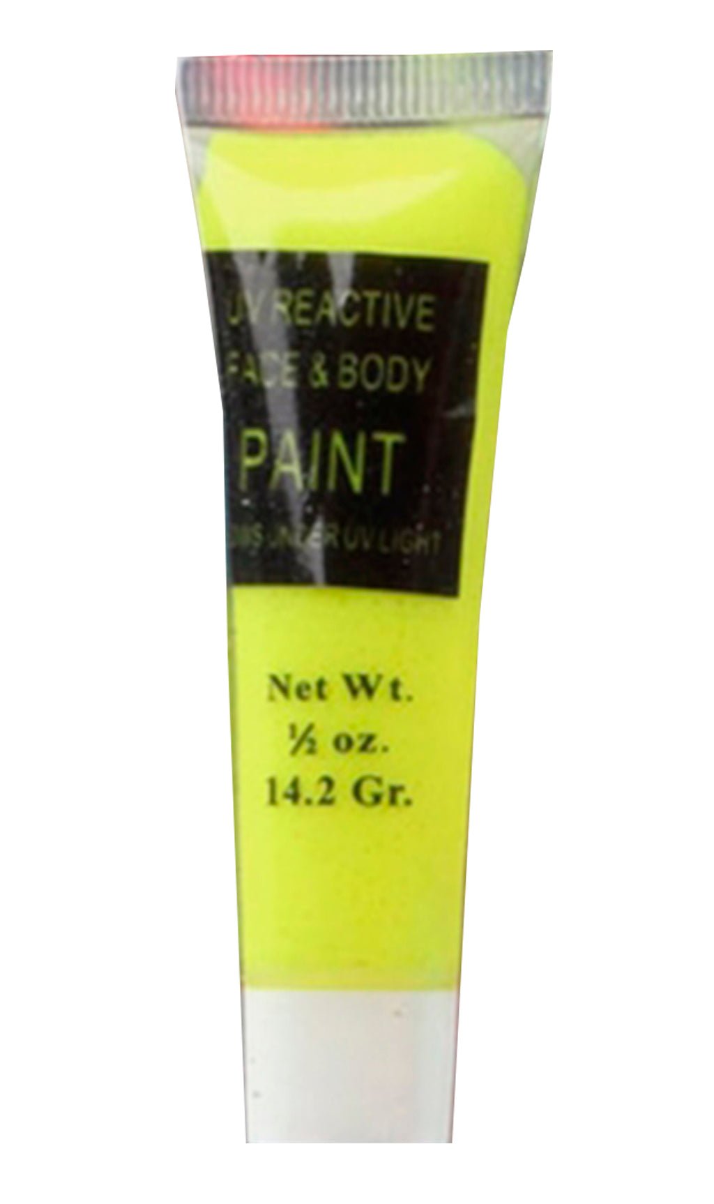 Neongelbes Make-up UV