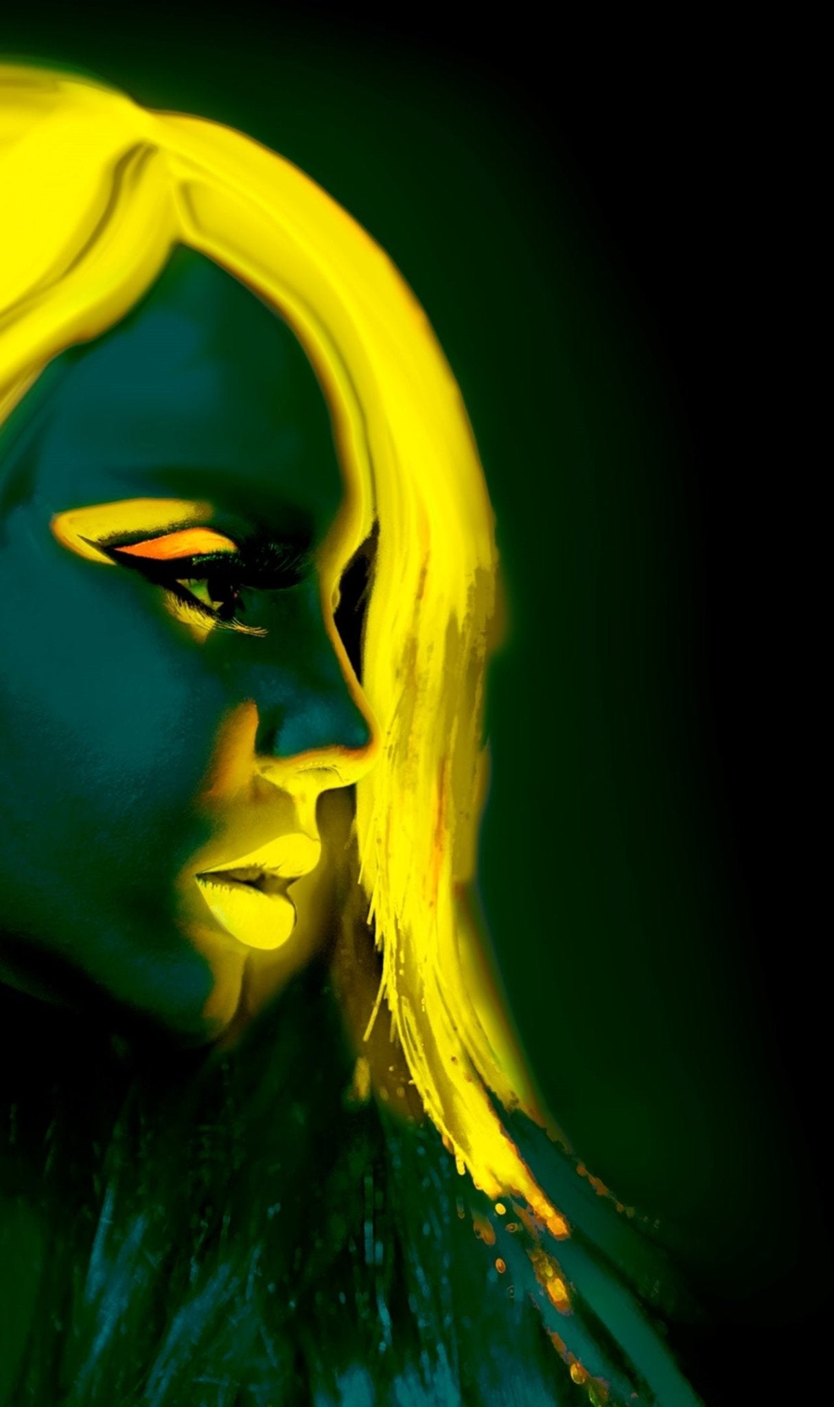 Make-Up Neon Gelb