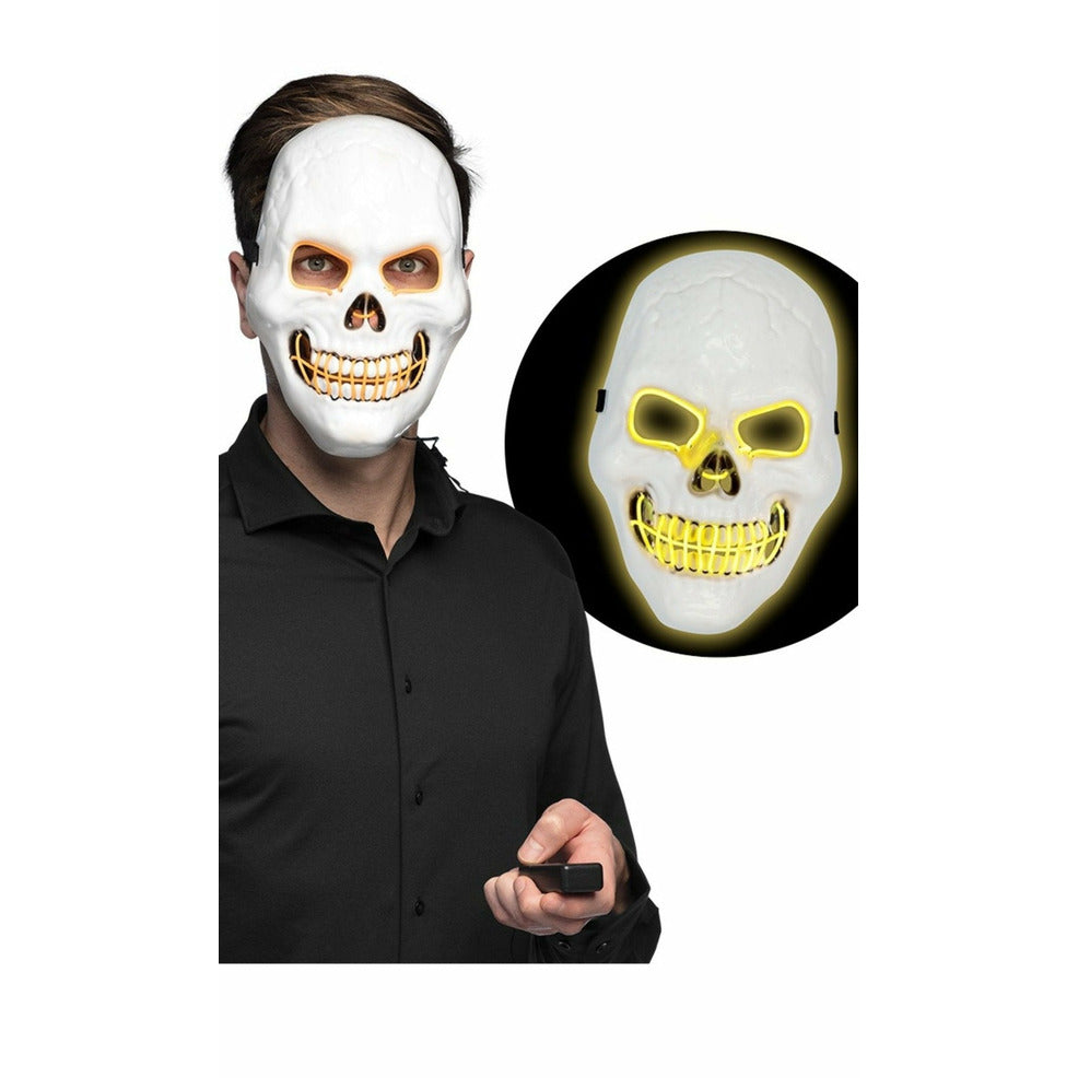 Máscara de Calavera Asesina Led | Don Disfraz
