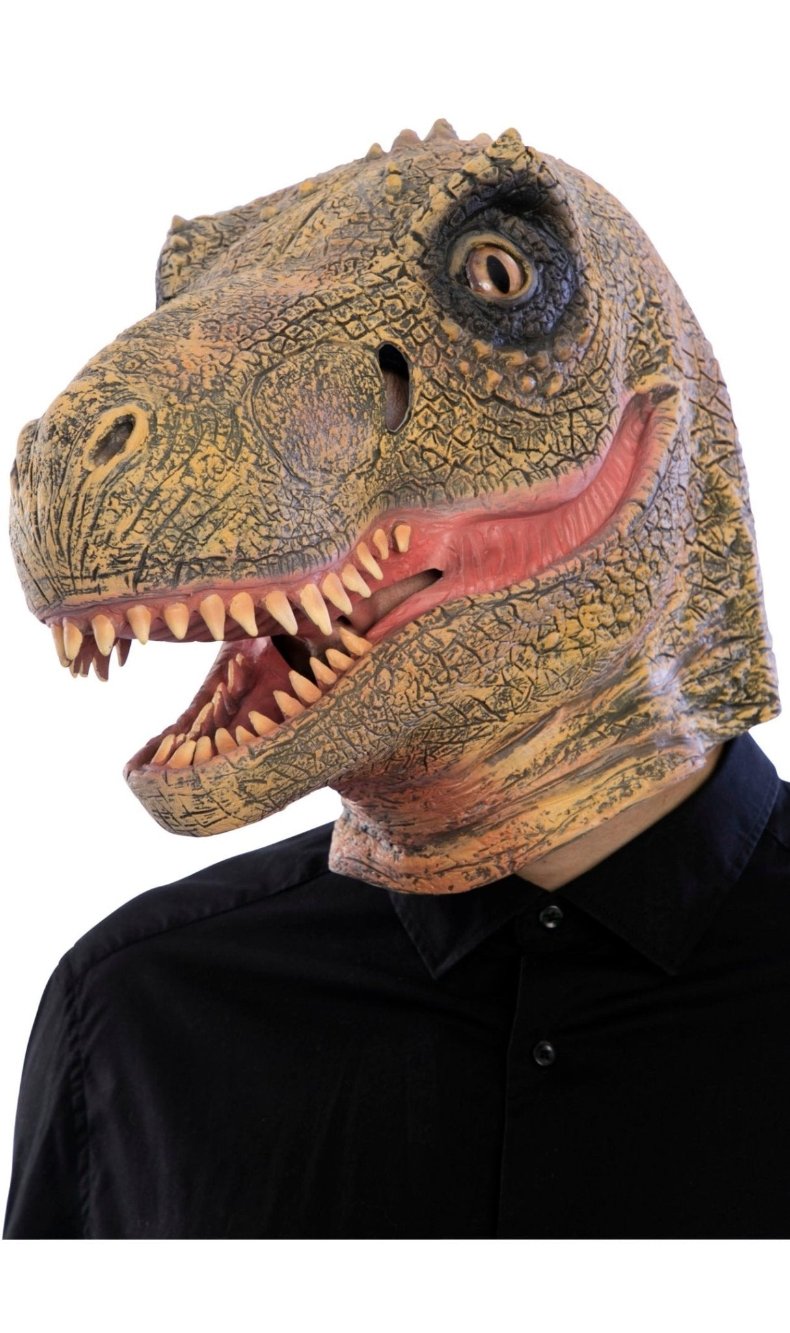Dinosaurier-Maske bewegliche Kiefer