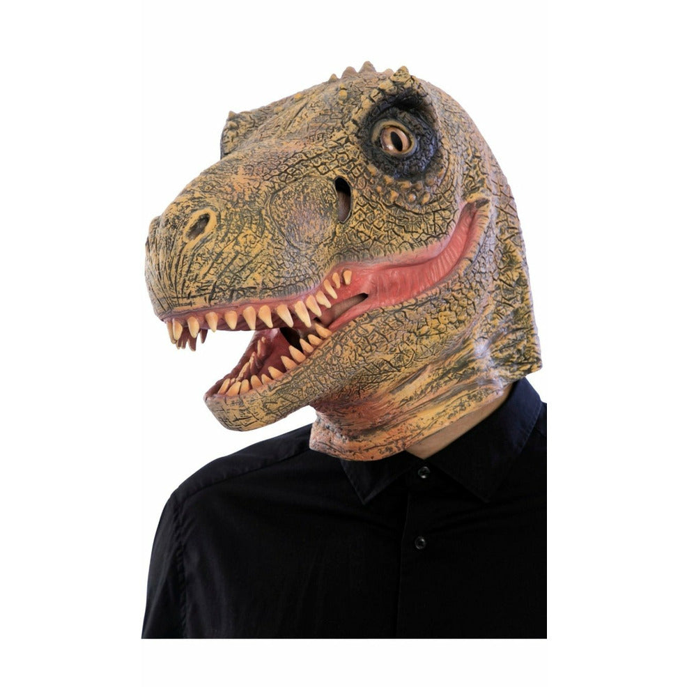 Máscara de látex de Dinosaurio Hambriento | Don Disfraz
