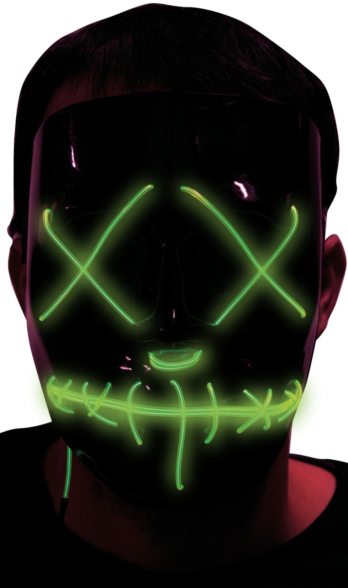 Maske The Purge mit Licht