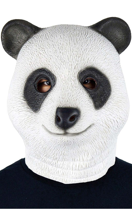 Pandabär Maske aus Latex