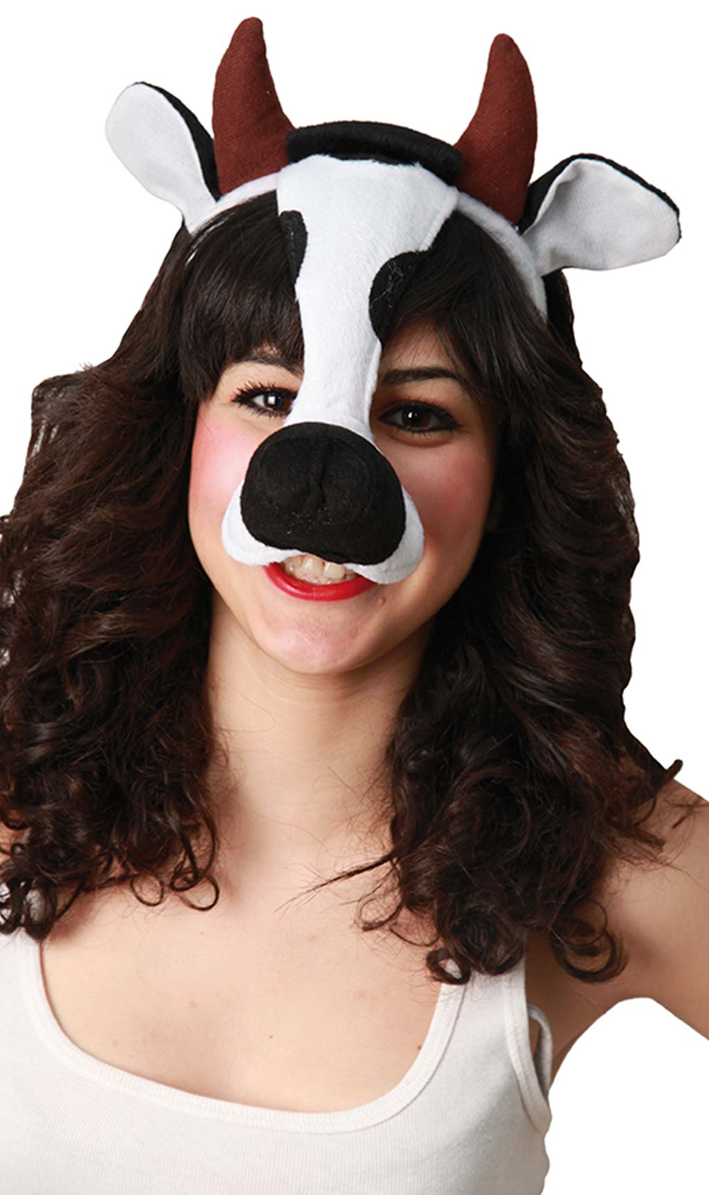 Kuh Maske mit ohren und Hörnern