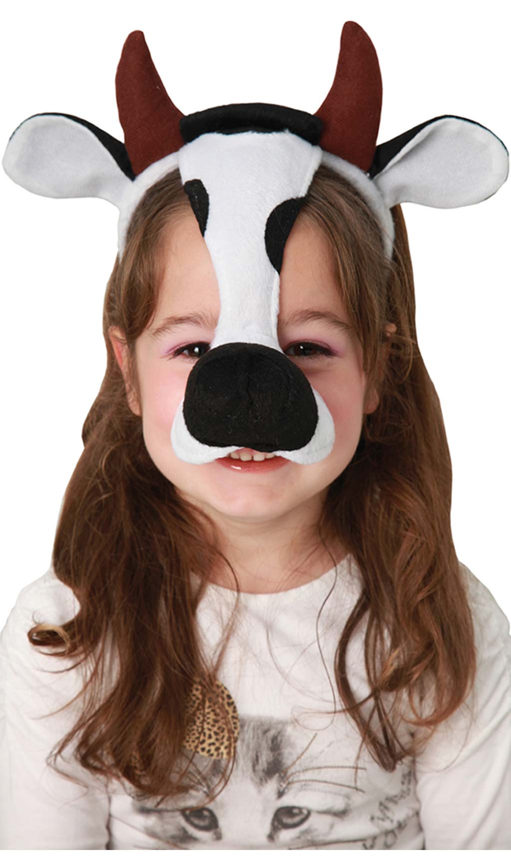 Kuh Maske mit ohren und Hörnern