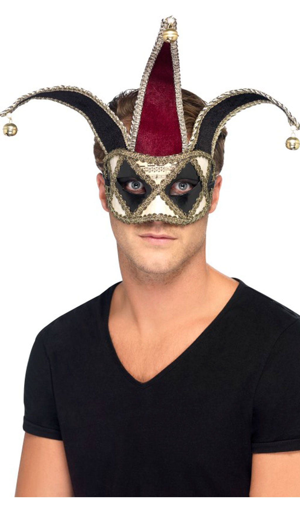 Venezianische Maske Harlekin Gotik