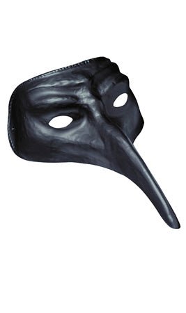 Schwarze venezianische Maske