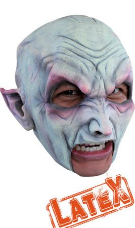 Weißer-Vampir-Maske aus Latex