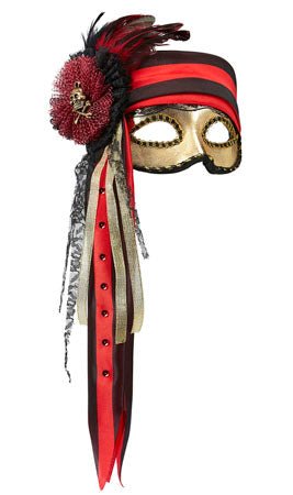 Venezianische Piratenmaske