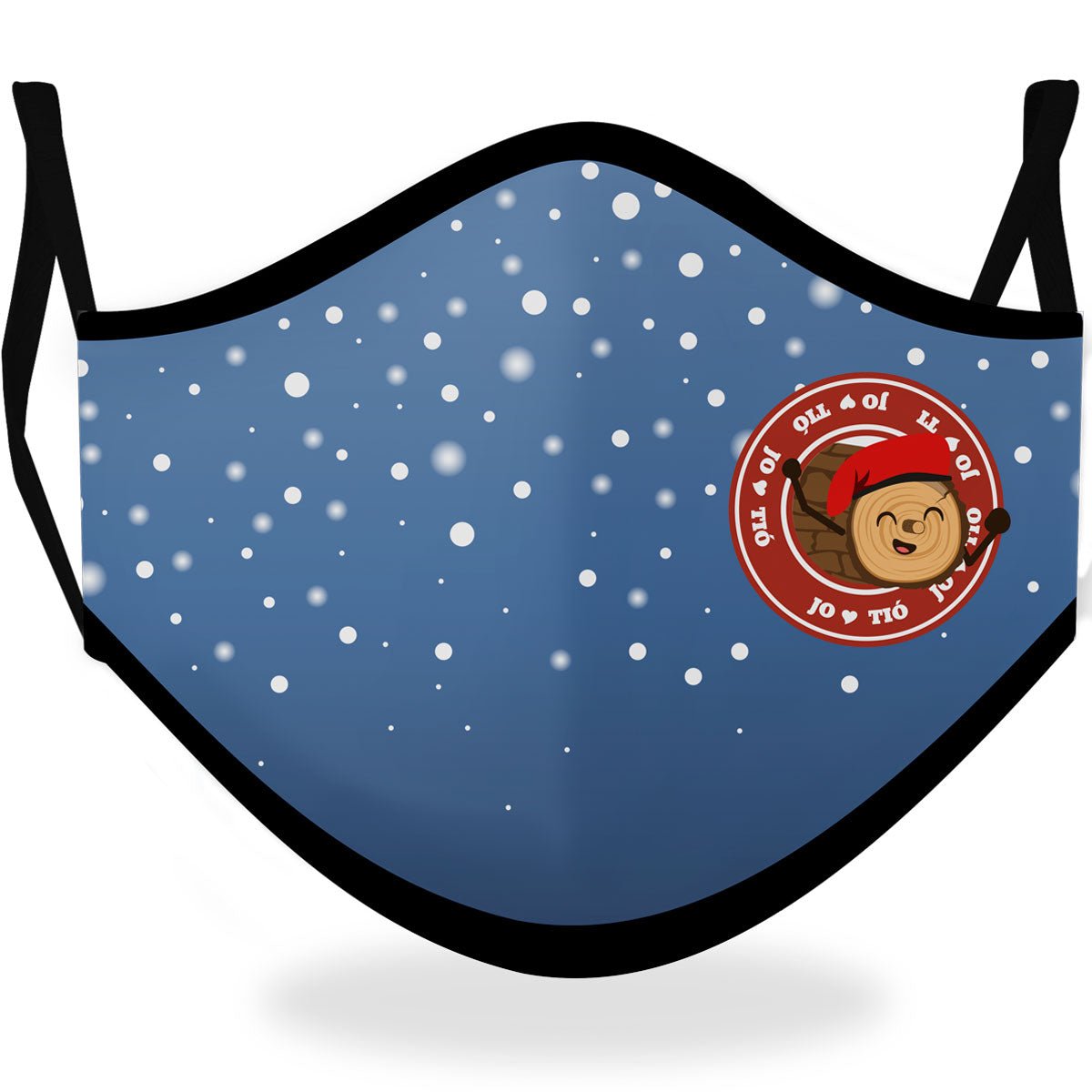 Mascarilla de Tela Tió de Nadal para adulto I Don Disfraz