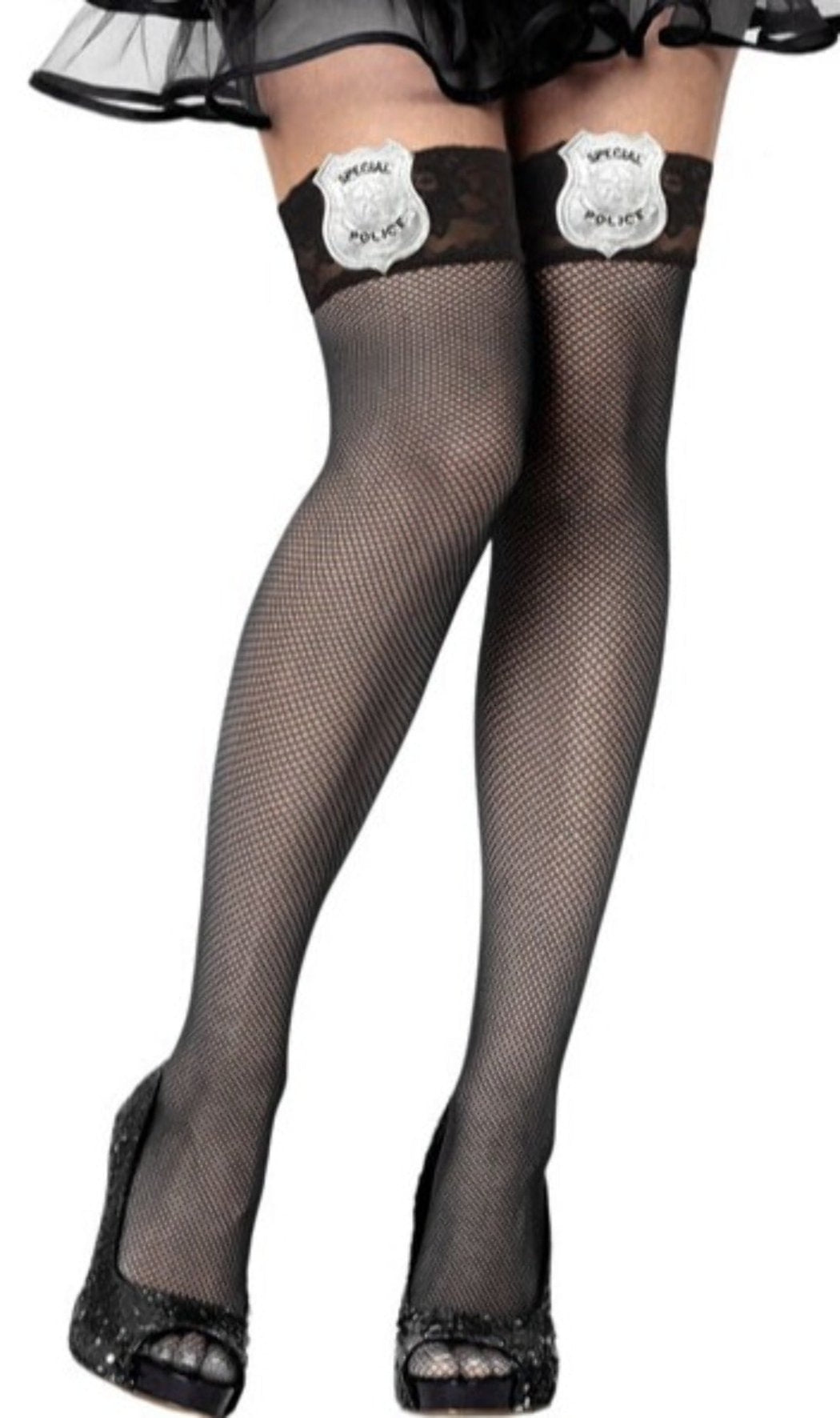 Polizei Netzstrümpfe