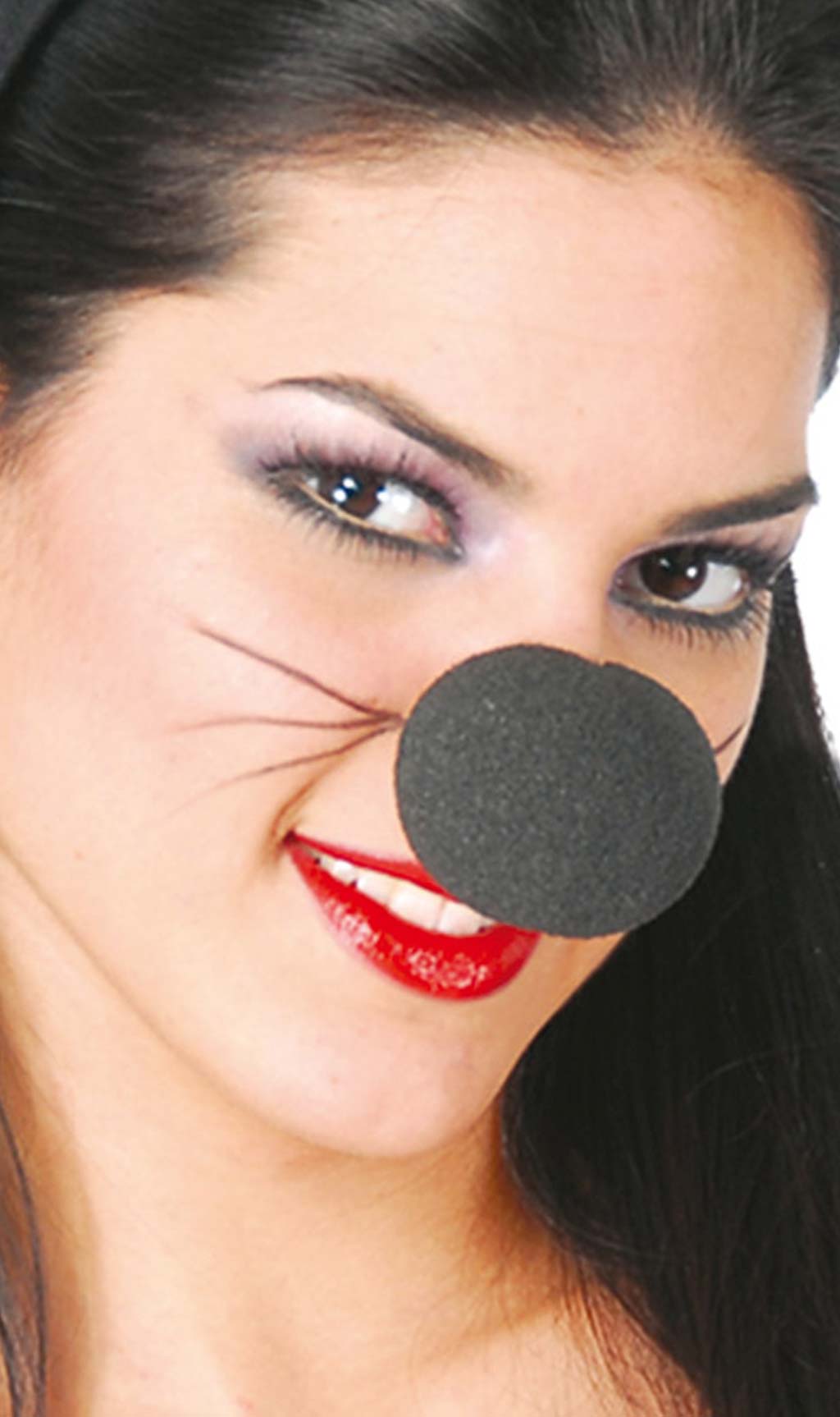 Schwarze Nase aus Schaumstoff