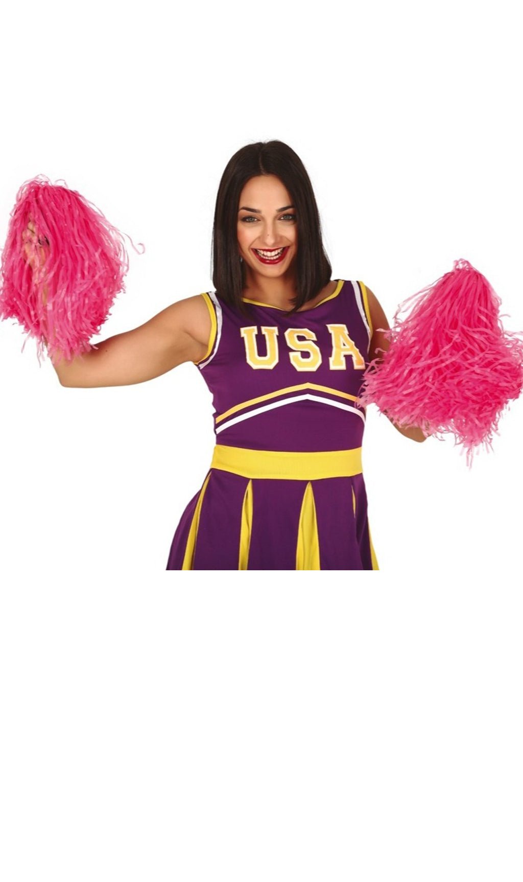 Pack 2 rosa Pompoms 80 gr