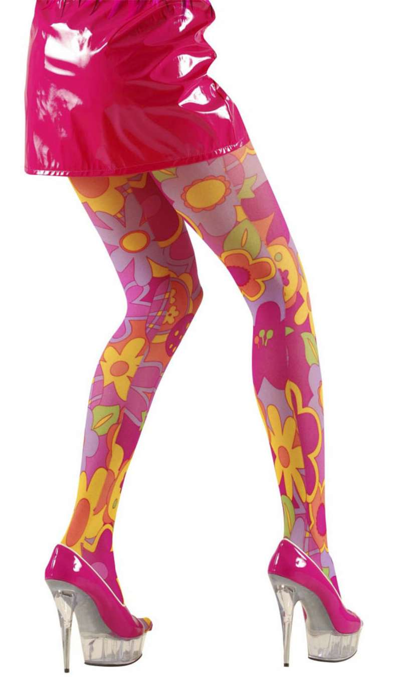 Feinstrumpfhose Flowers