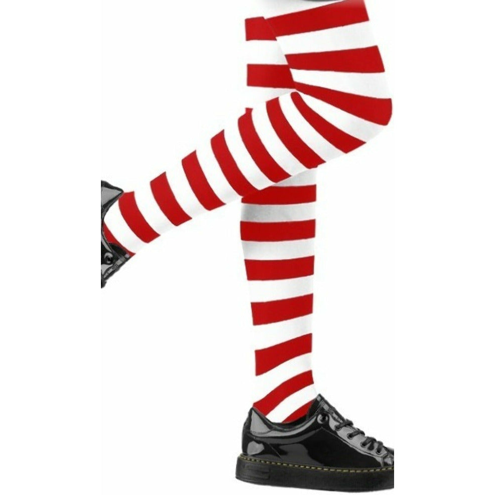 Panty Rayas Rojas y Blancas Eco infantil | Don Disfraz