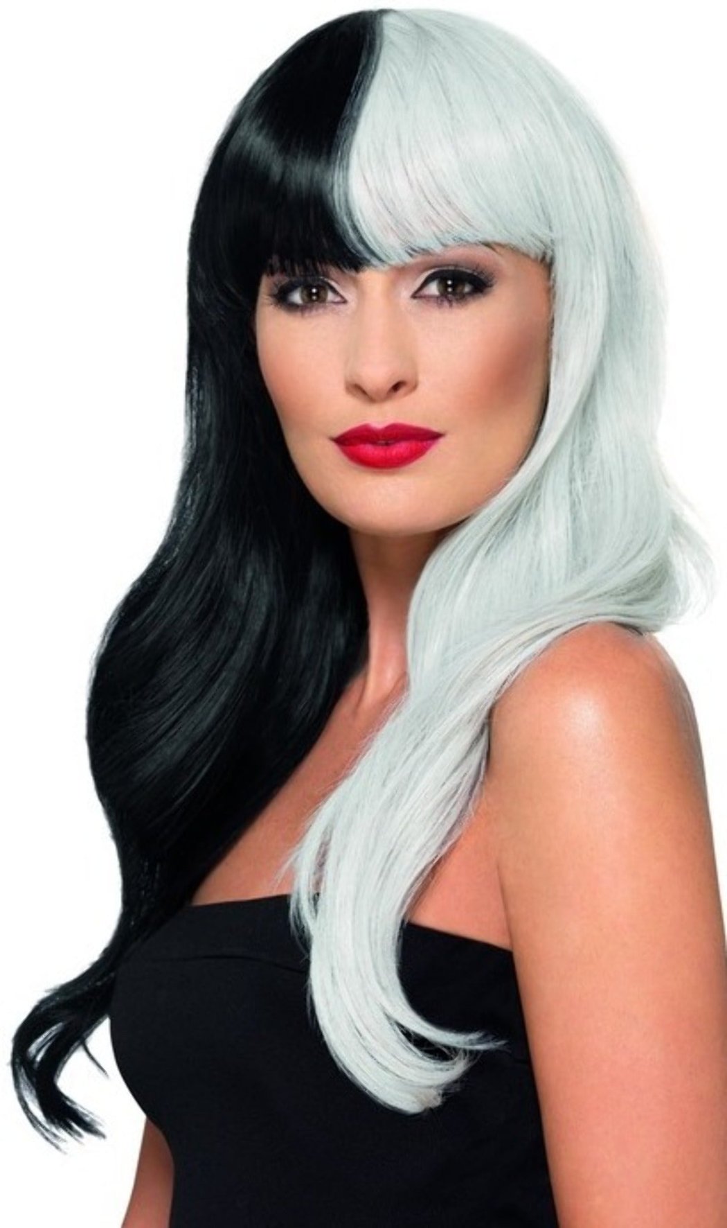 Perücke Zweifarbig Deluxe