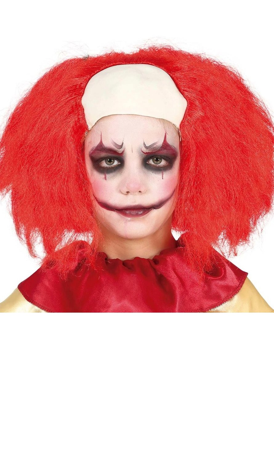 Glatzkopf-Clown-Perücke für Kinder