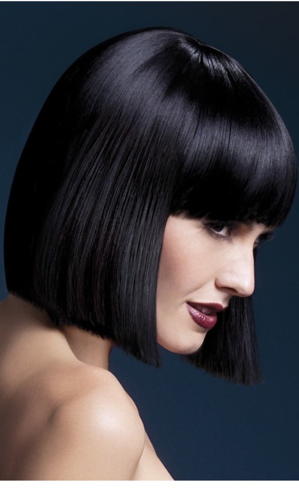 Kurze Perücke Fever schwarz