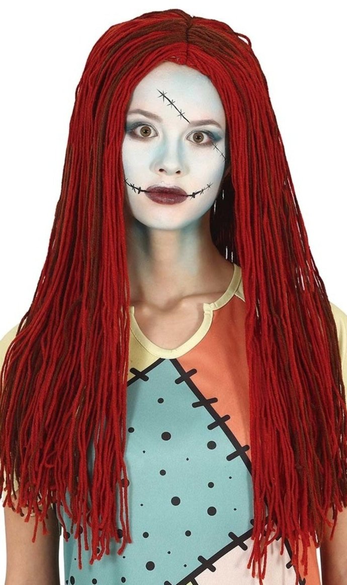 Perücke Horror Stoffpuppe