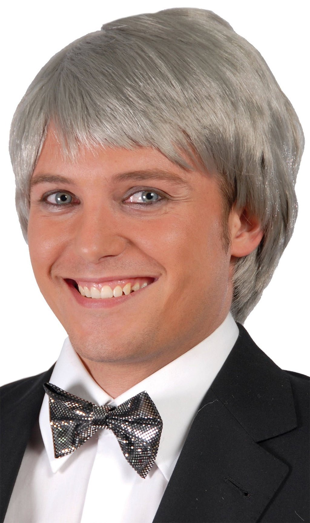 Kurze graue Perücke