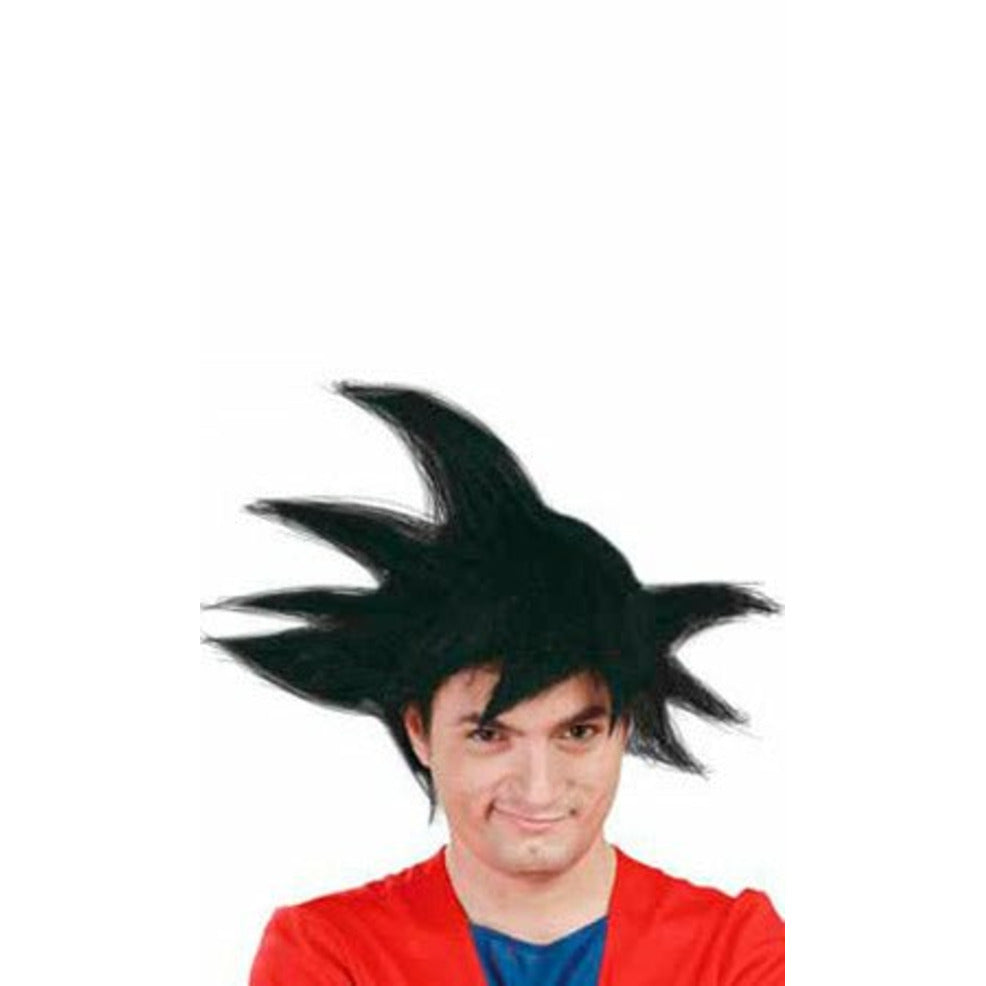 Peluca Guerrero Manga Negra | Don Disfraz
