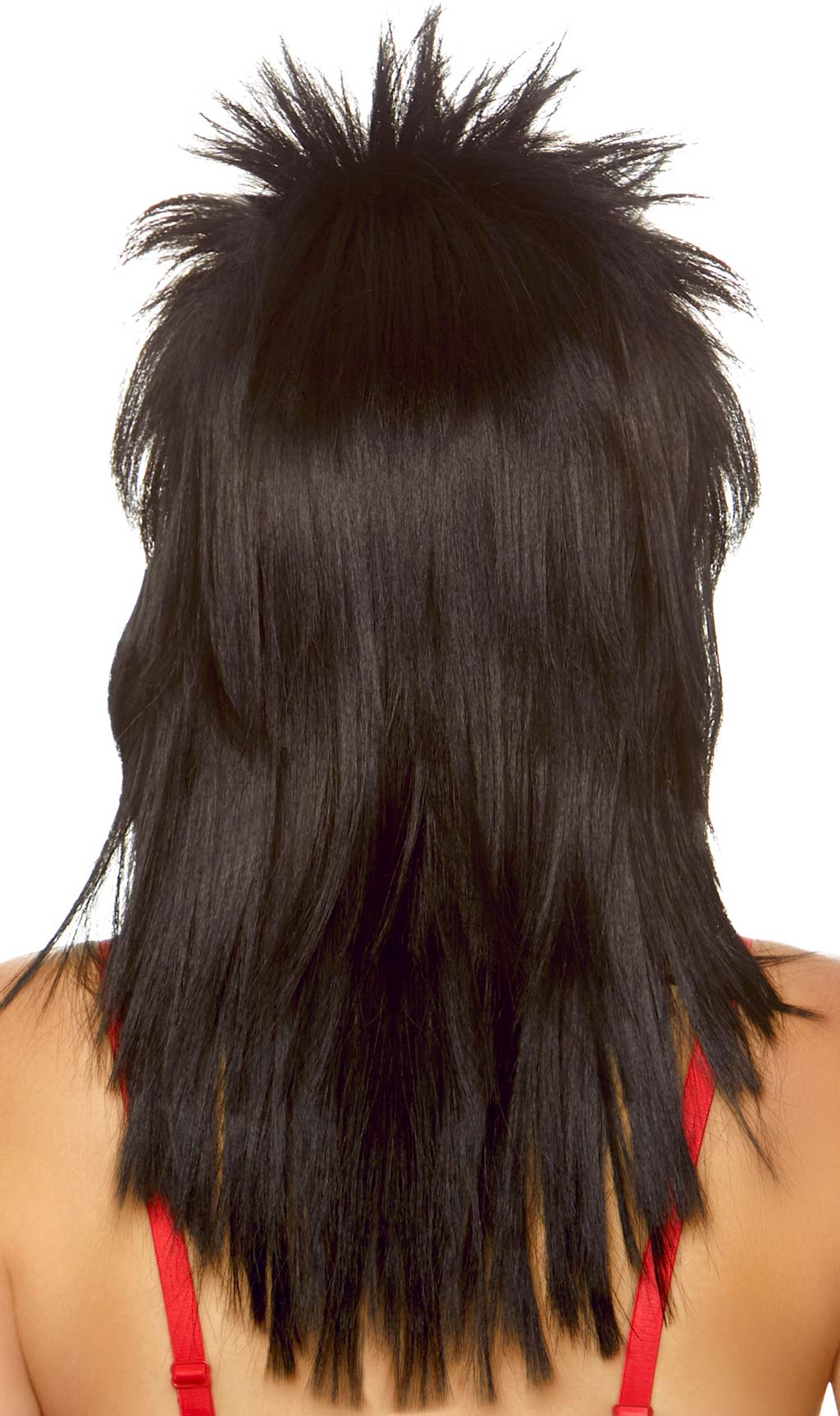 Schwarze Perücke Rockstar Deluxe