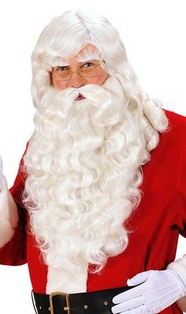 Vollständige Weihnachtsmannperücke