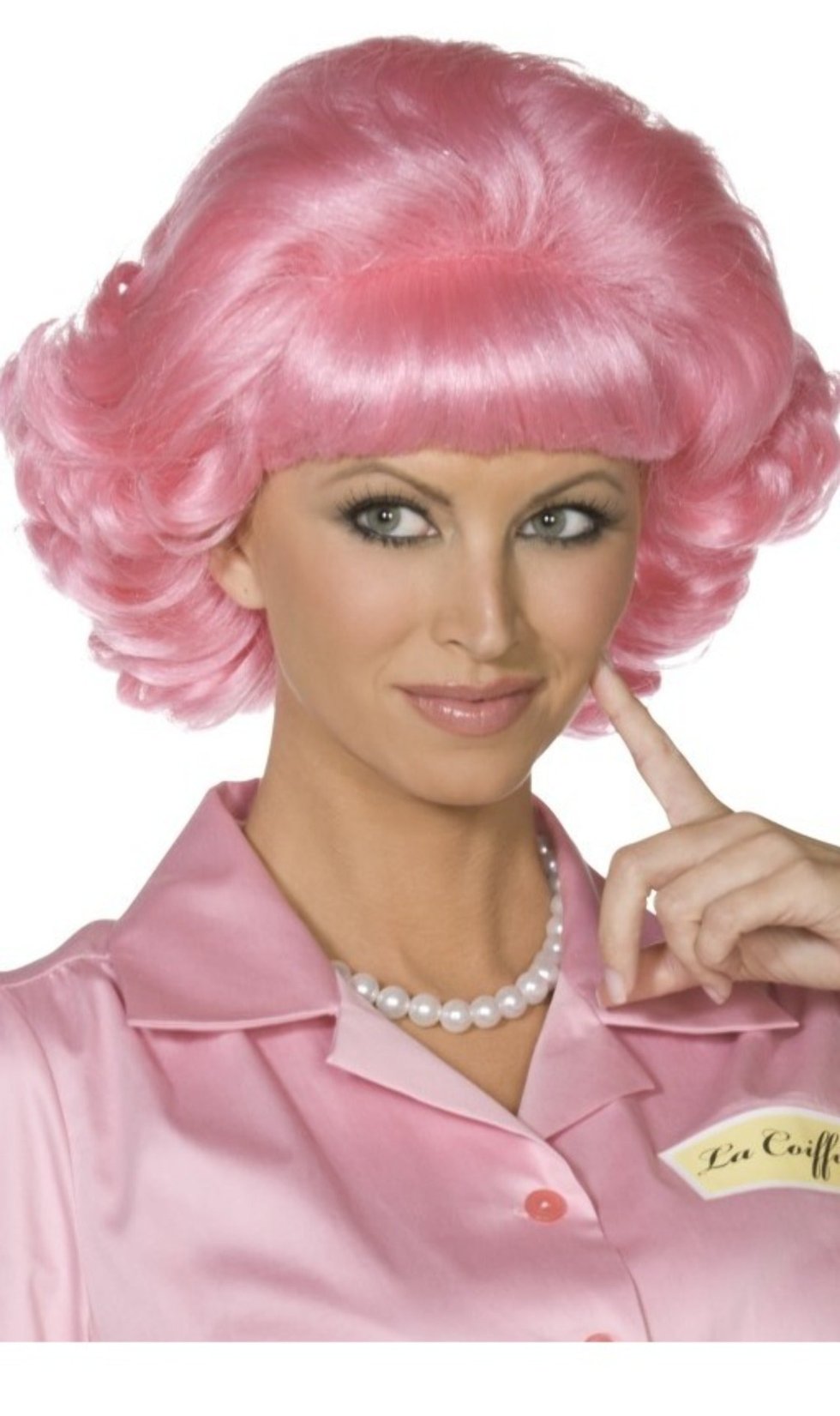 Perücke Rosa Grease