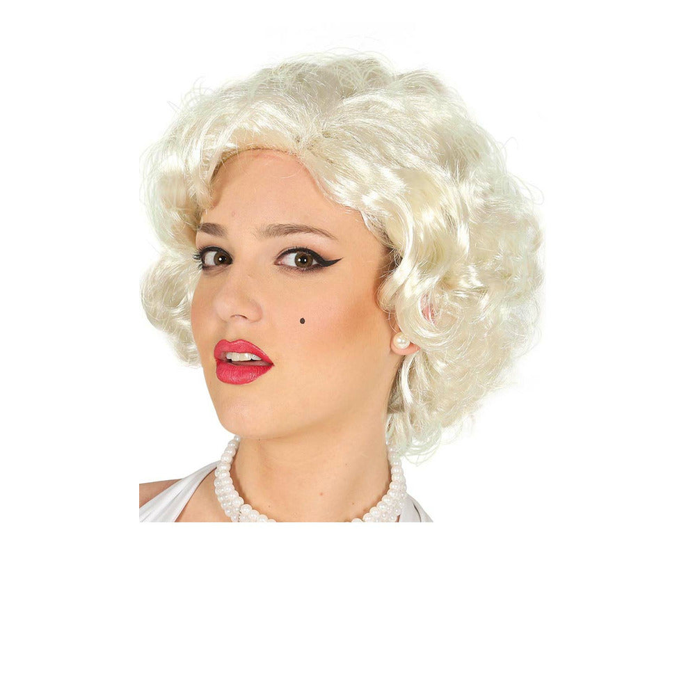 Peluca Rubia Ondas Retro | Don Disfraz