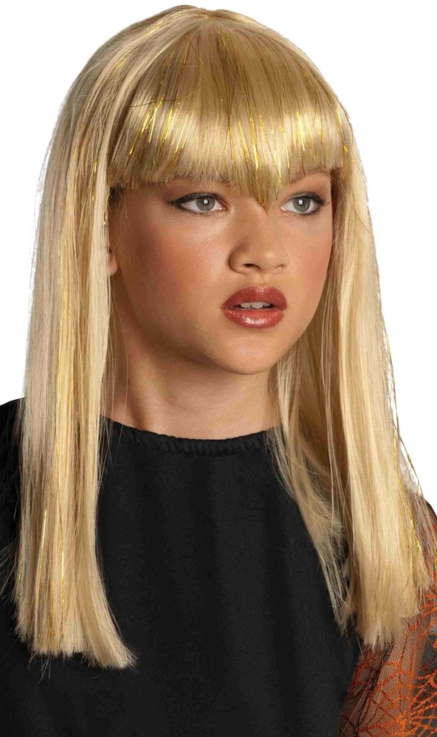 Blonde Perücke Vampirin für Kinder