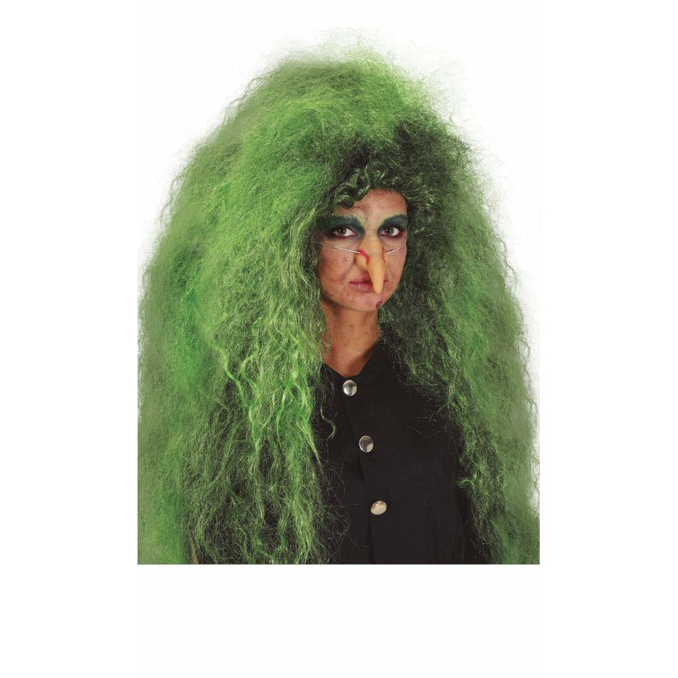 Peluca Verde Alborotada | Don Disfraz