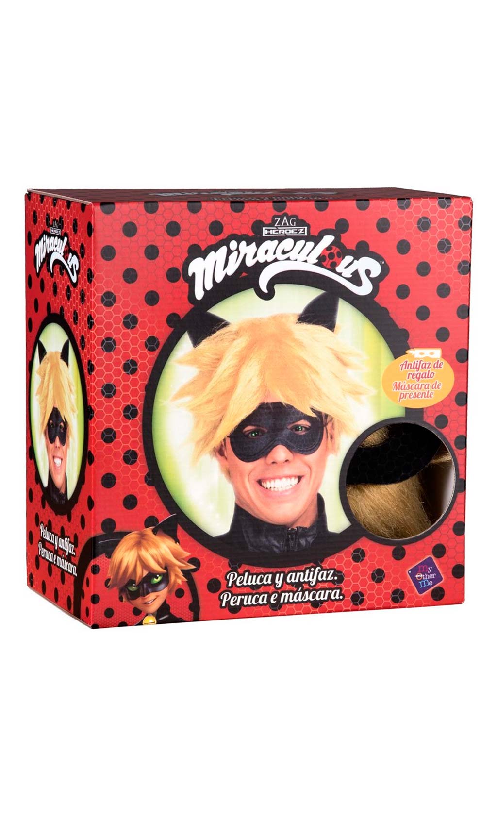 Perücke und Augenmaske Cat Noir™