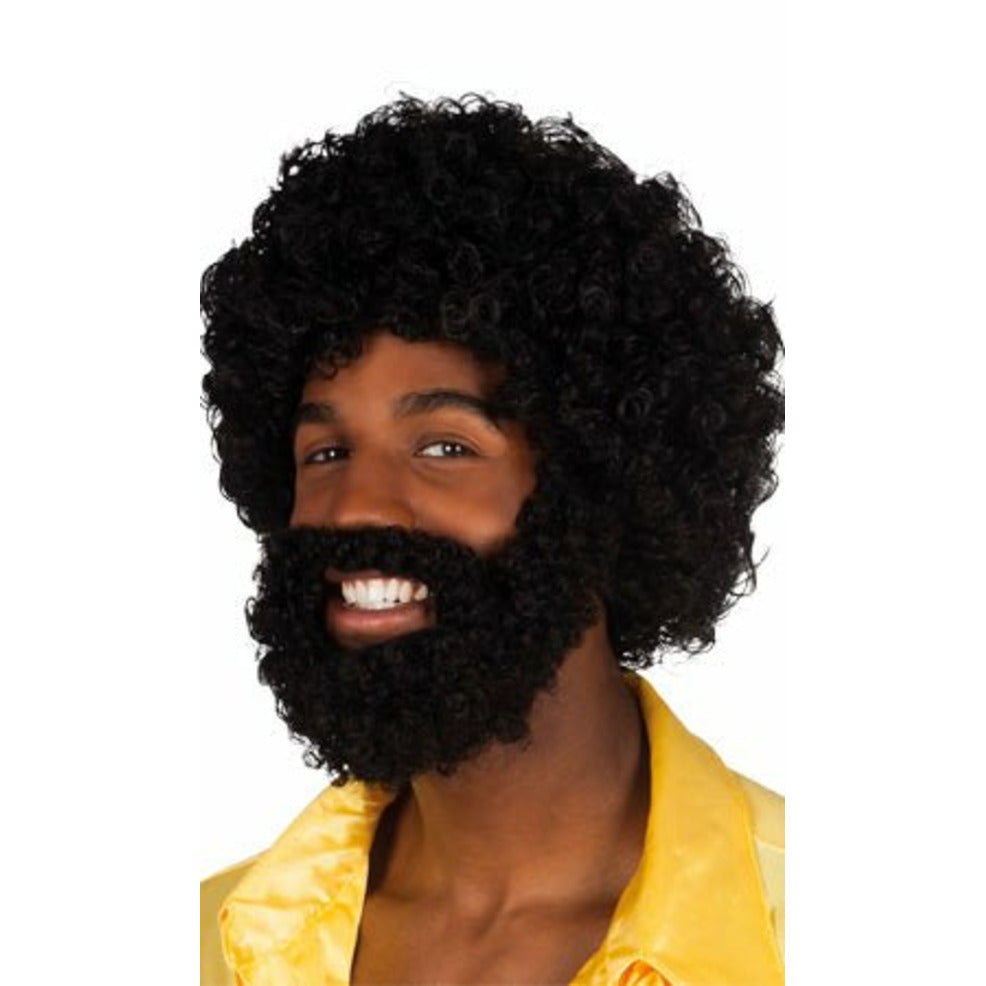 Peluca y barba Afro | Don Disfraz