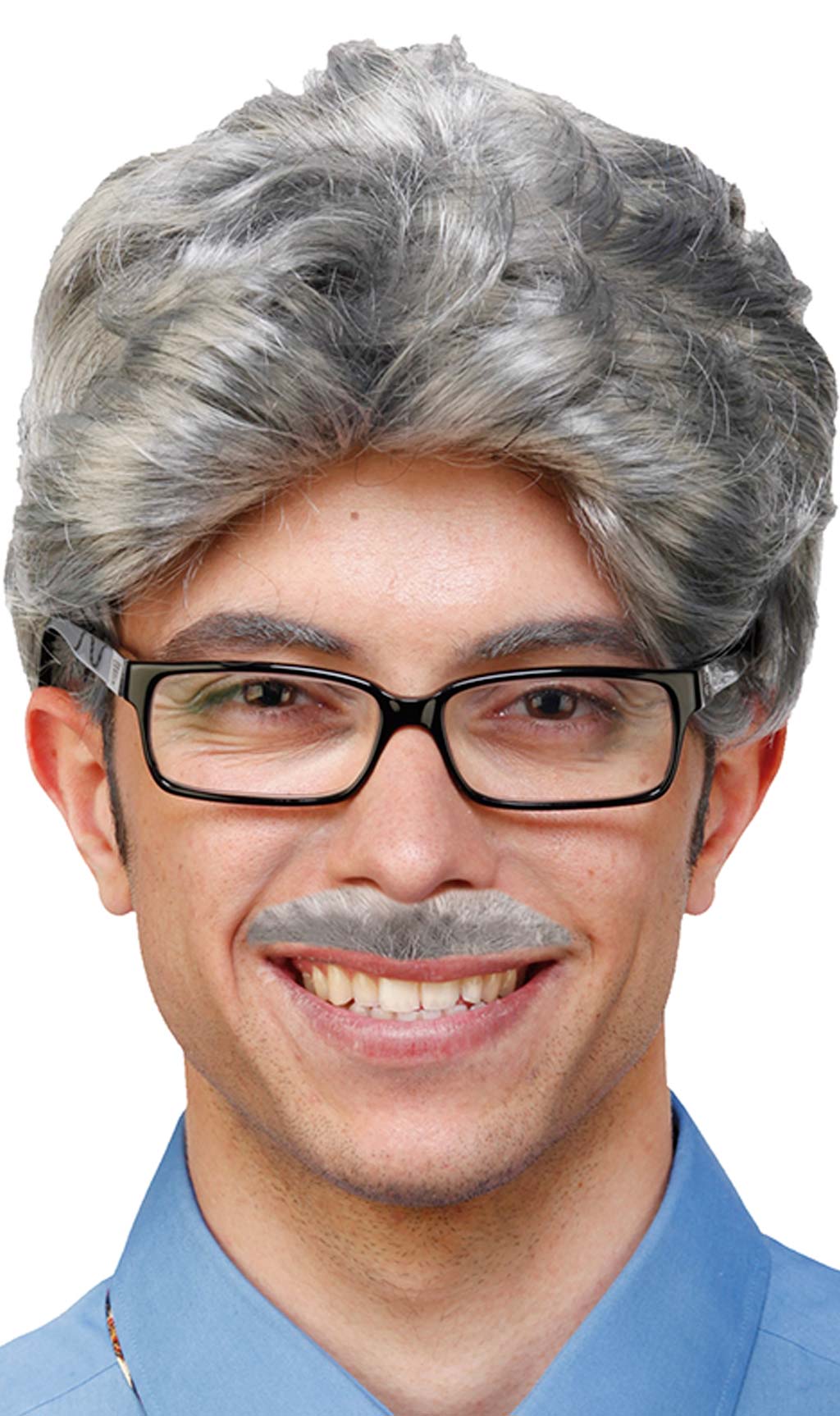 Perücke grau