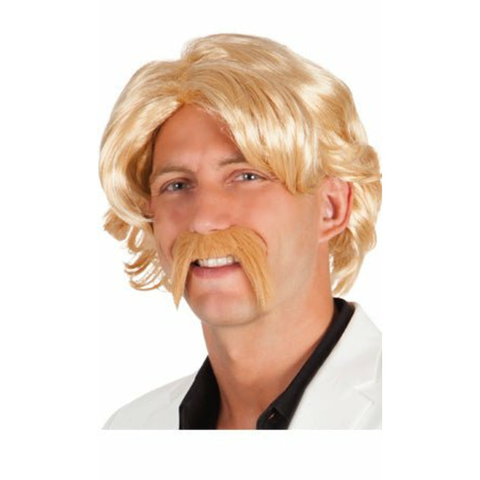 Peluca y bigote Ligón Rubia | Don Disfraz