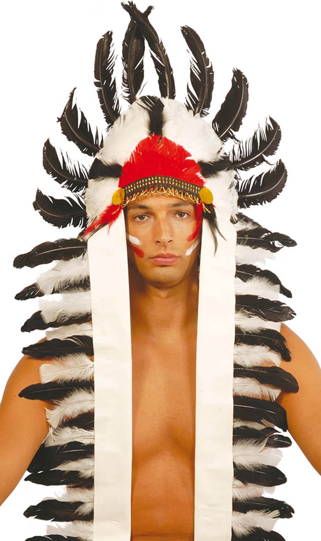 Indianerhäuptling-Federschmuck