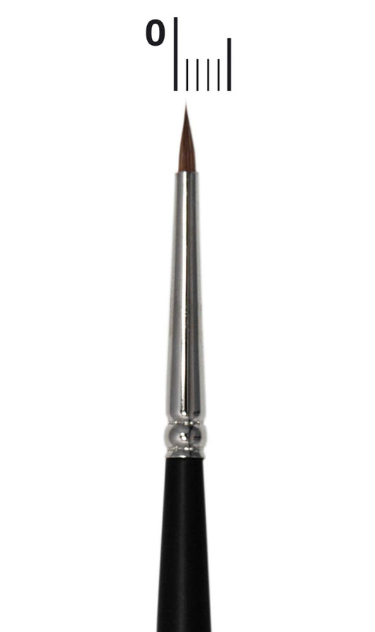 Professioneller, runder Schminkpinsel Marder (1,5 mm)