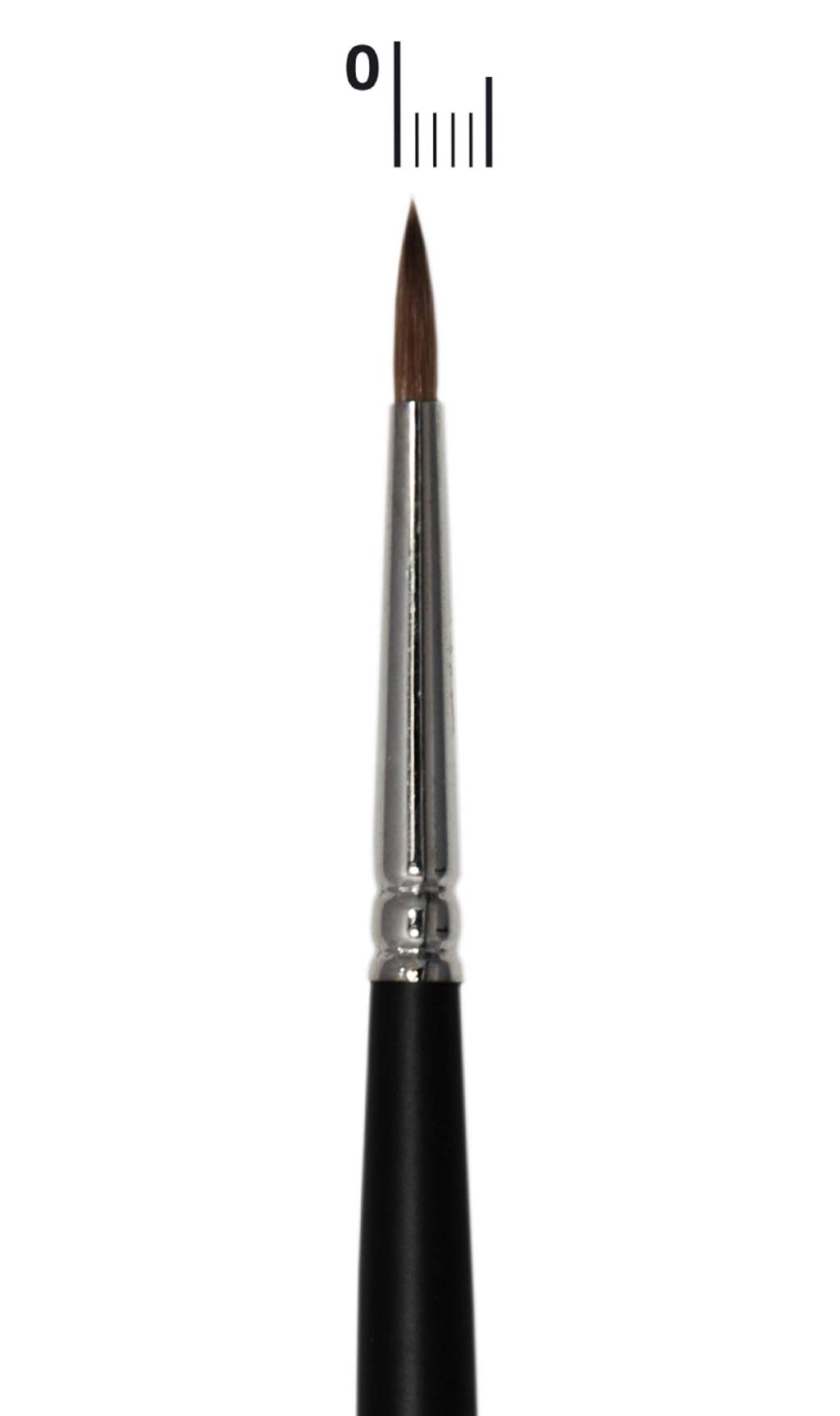 Professioneller, runder Schminkpinsel Marder (2 mm)