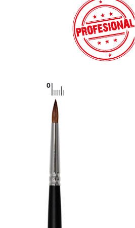 Professionell, rund Schminkpinsel Marder (6 mm)