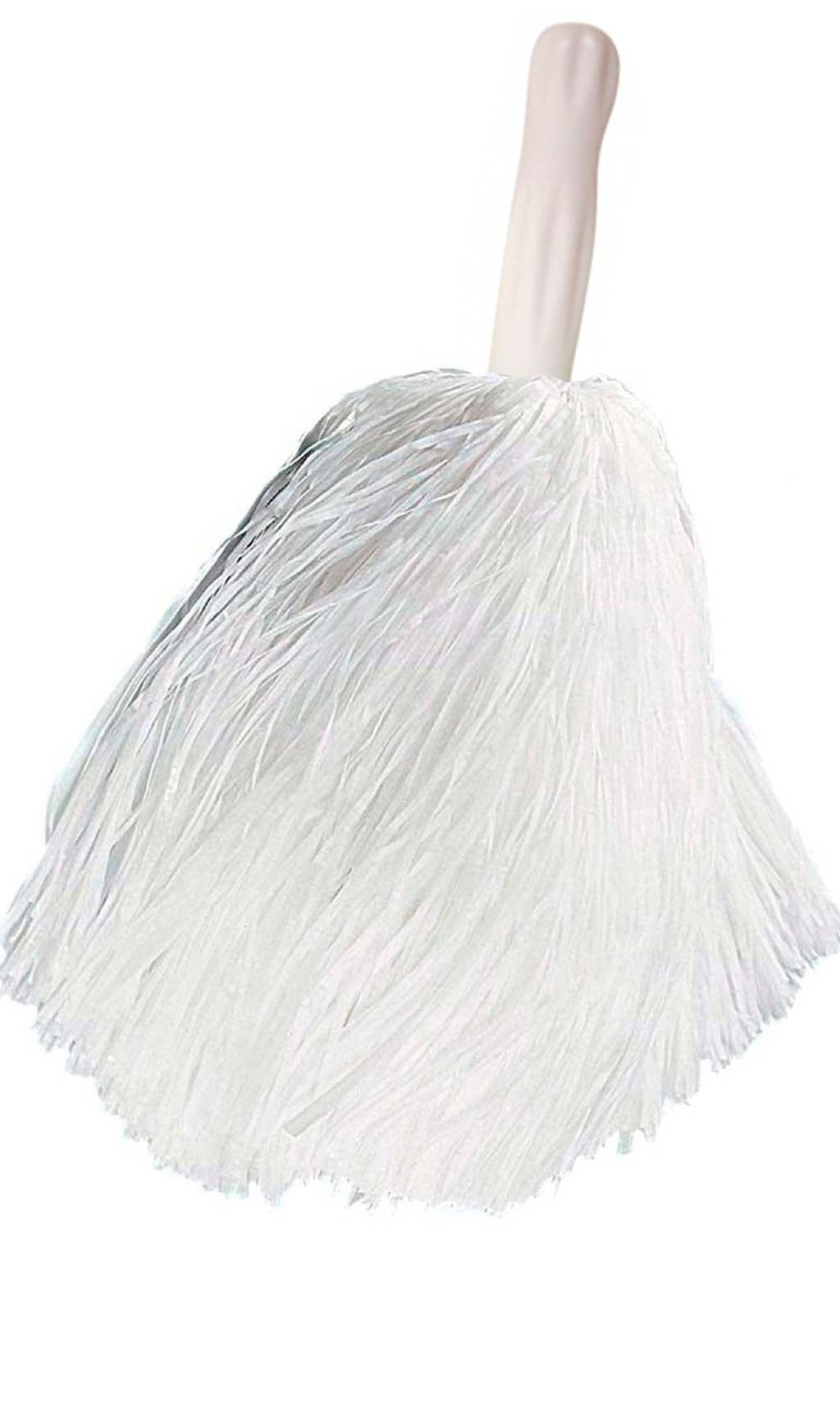 Pompon Weiss aus Bast 120g