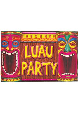Banner Luau Party