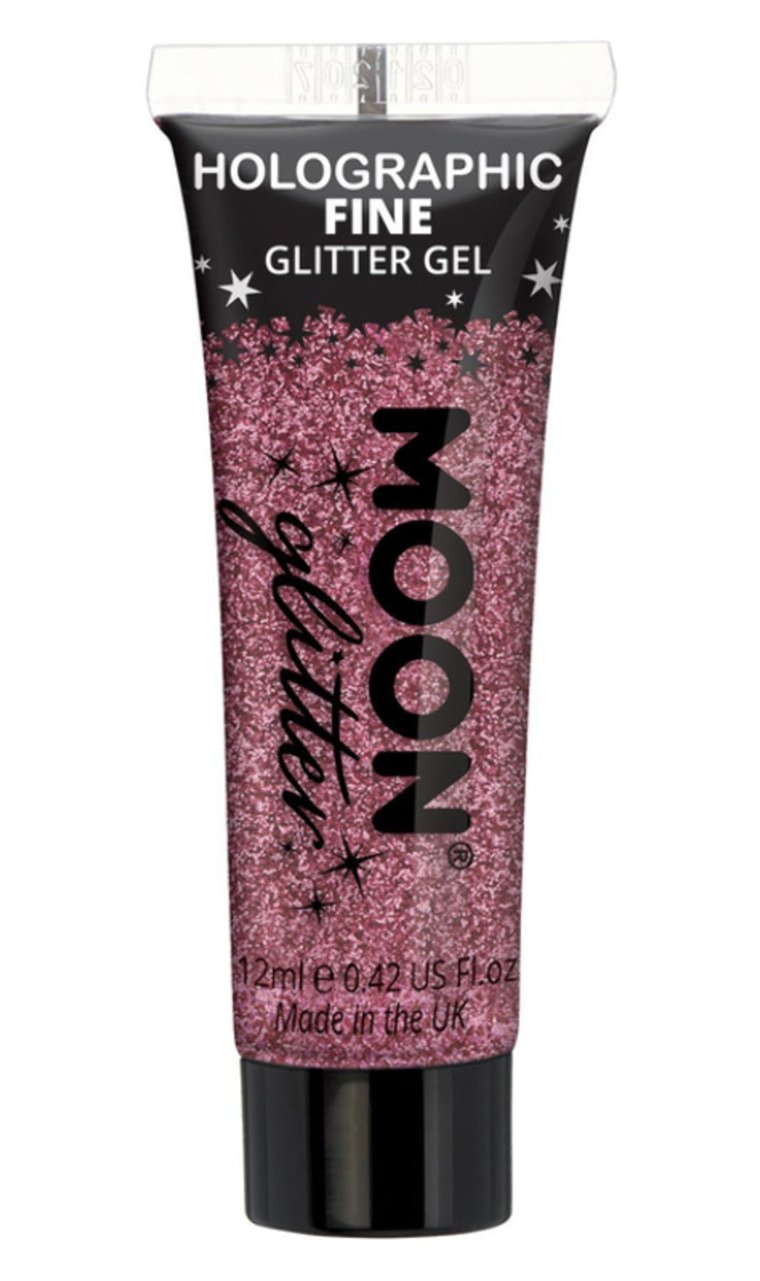 Holographisches Glitter Gel rosa
