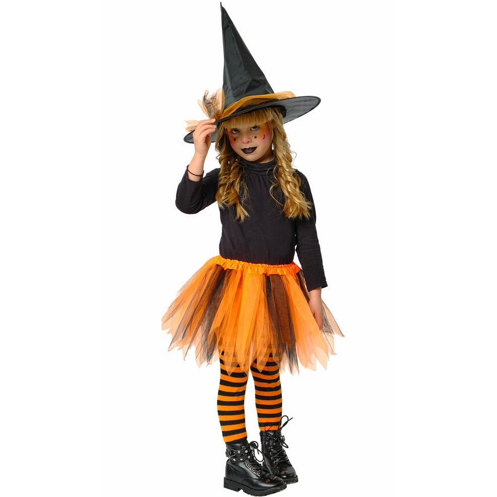 Set de Bruja Naranja infantil | Don Disfraz